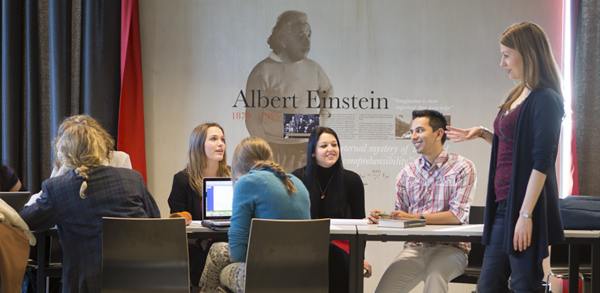 Amsterdam University college students at Amsterdam Science Park